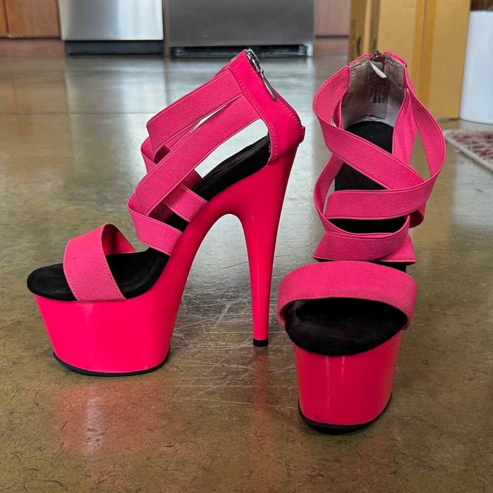 Pleaser heels, 7in